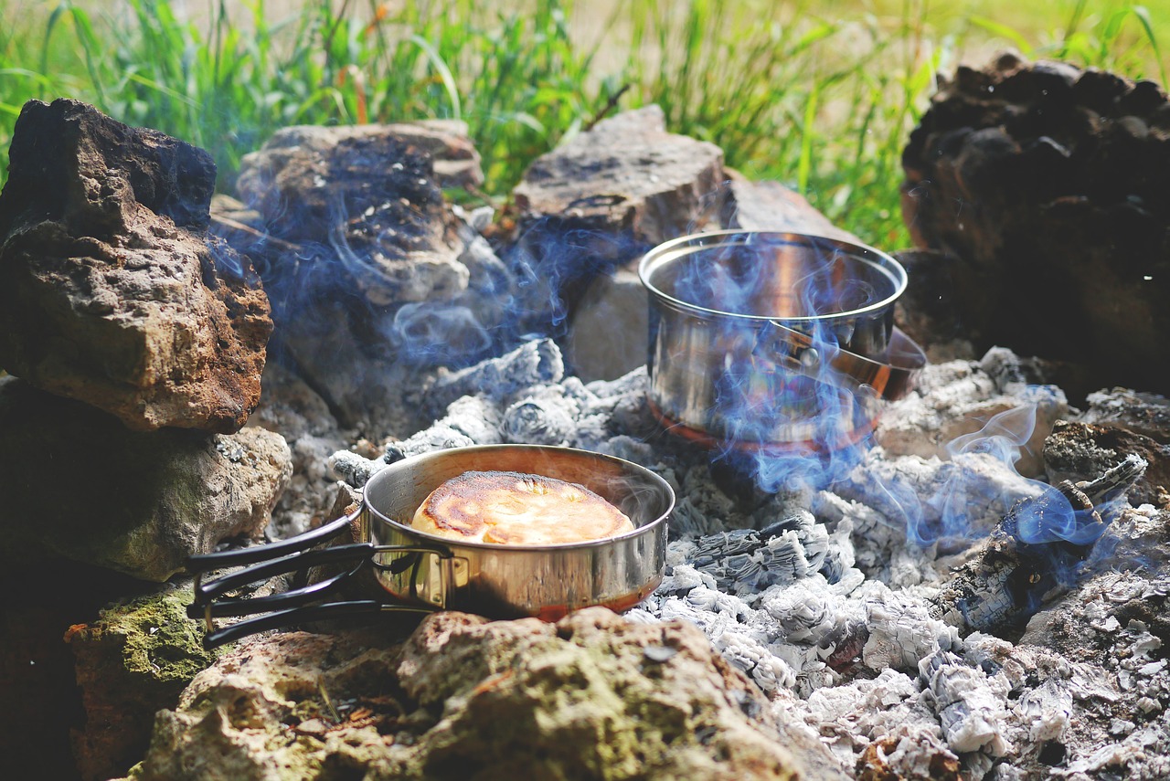 Effizientes Outdoor-Kochen