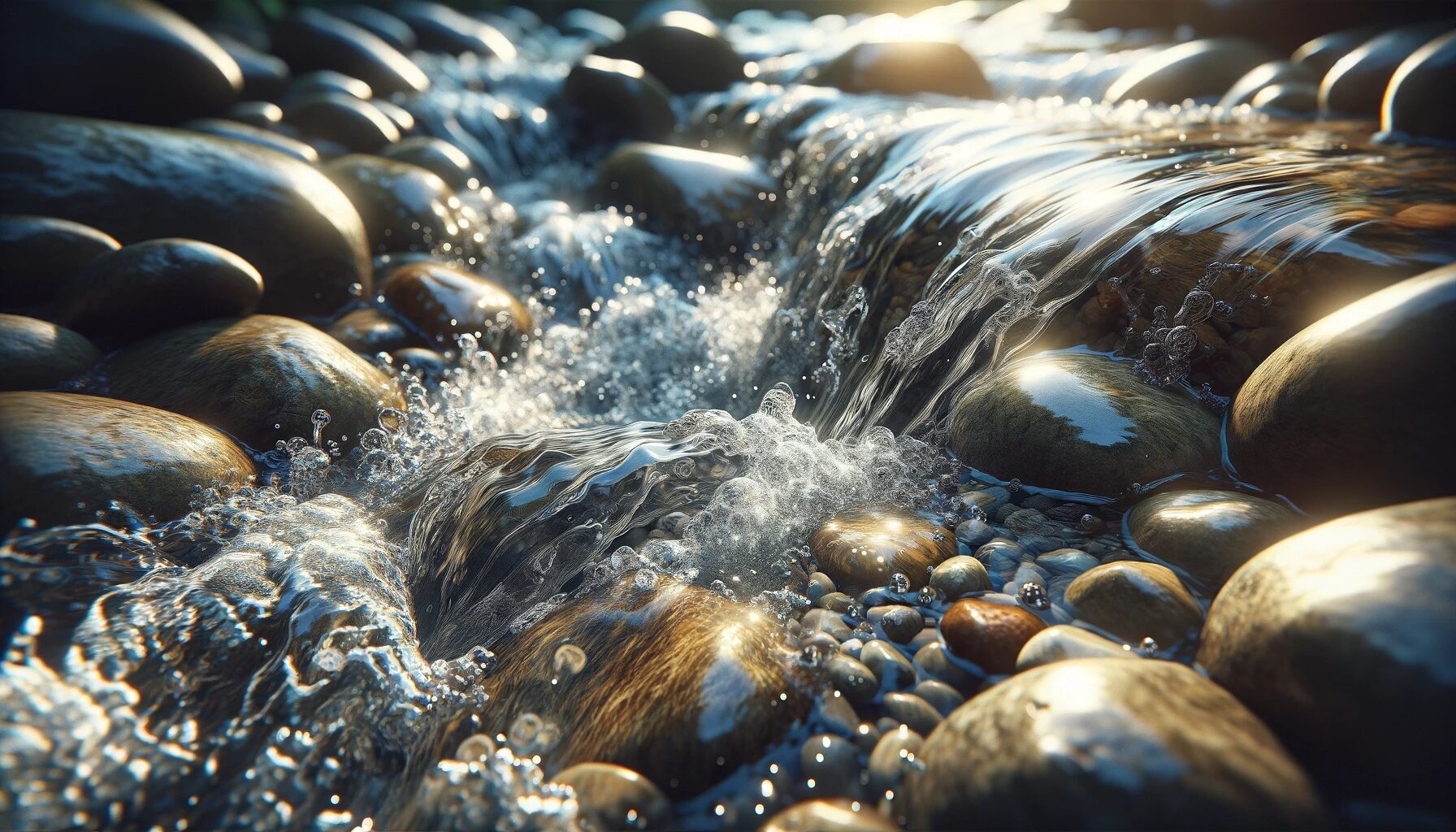 Sauerbes Wasser, outdoor Wasserfilter